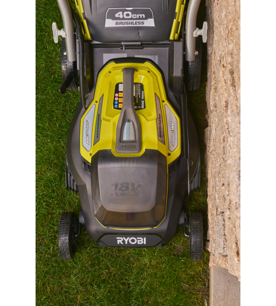 Tagliaerba a batteria ryobi "ry18lmx40a-0" taglio 40 cm 18v, solo corpo macchina